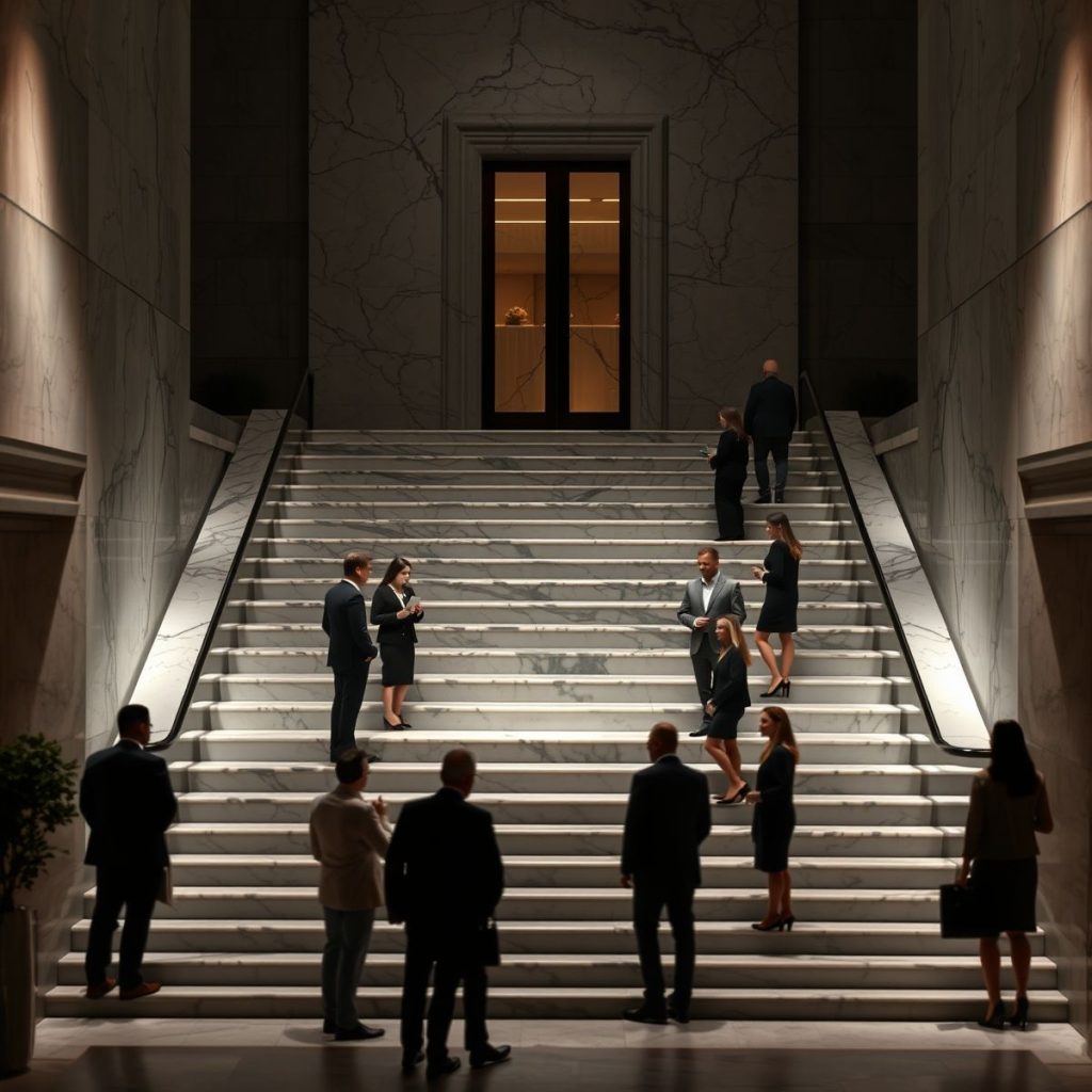 Escadas de mármore externas: beleza e funcionalidade para sua casa