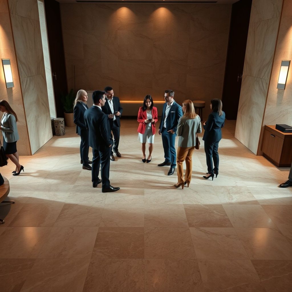 Piso em pedras naturais: mármore, granito e bordas para piscina